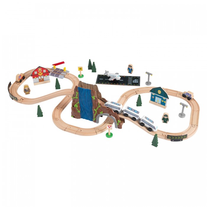 Set trenulet din lemn Euro Express Kidkraft